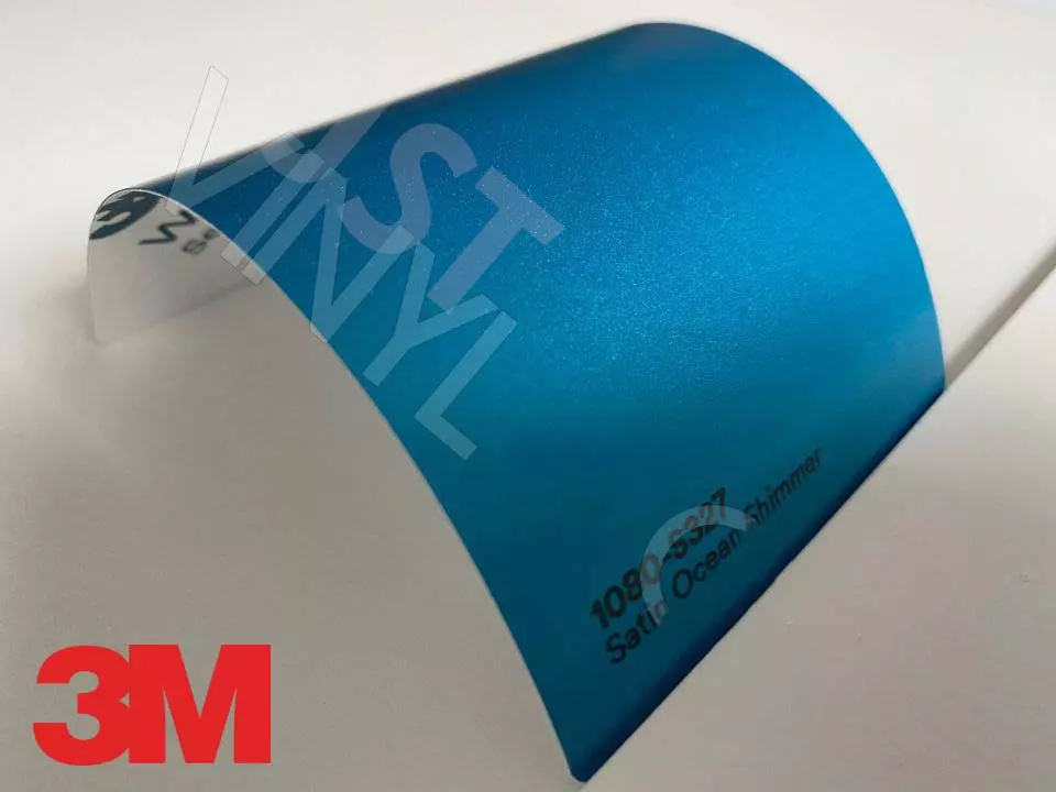 3M 2080 Satin Ocean Shimmer Vinyl Wrap | S327