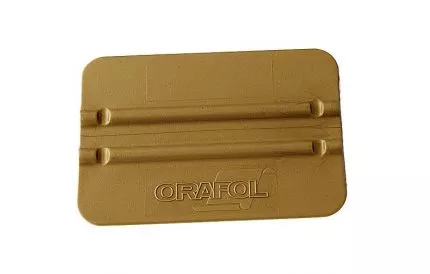 Ракель пластиковый жесткий Orafol золотой 70х100 мм